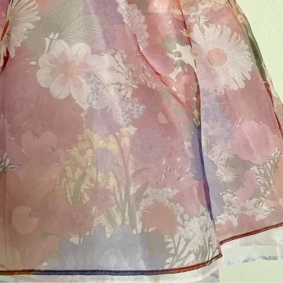 Pleiades Chloe Floral Puff Sleeve Dress - Picture 10 of 15